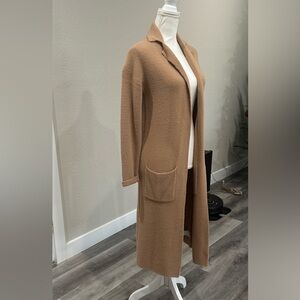 Express Camel duster cardigan
